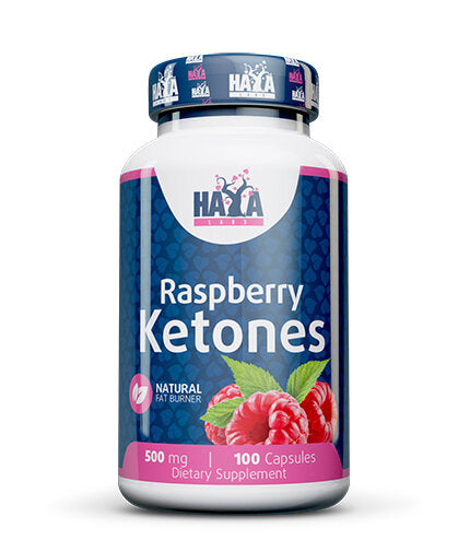Raspberry Ketones 500mg / 100 Caps.  Haya Labs - Nutra Best Bulgaria