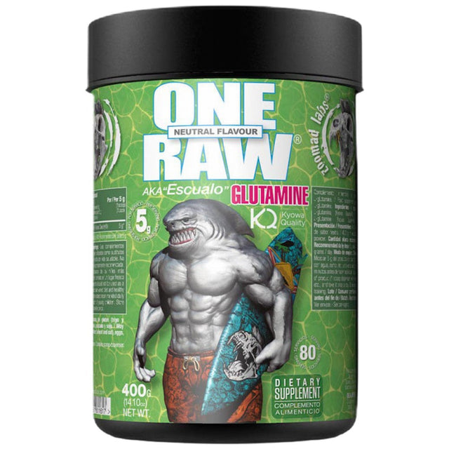 Raw One Glutamine | Kyowa Quaility - 400 грама  Zoomad Labs - Nutra Best Bulgaria
