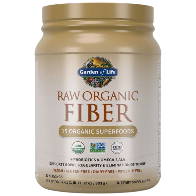 Raw Organic Fiber - 803 грама  Garden Of Life - Nutra Best Bulgaria