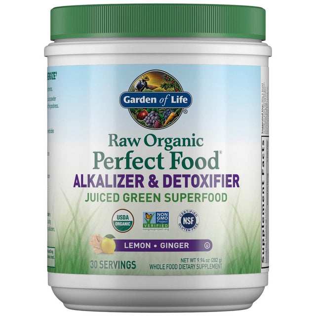 Raw Organic Perfect Food Alkalizer & Detoxifier - 282 грама  Garden Of Life - Nutra Best Bulgaria