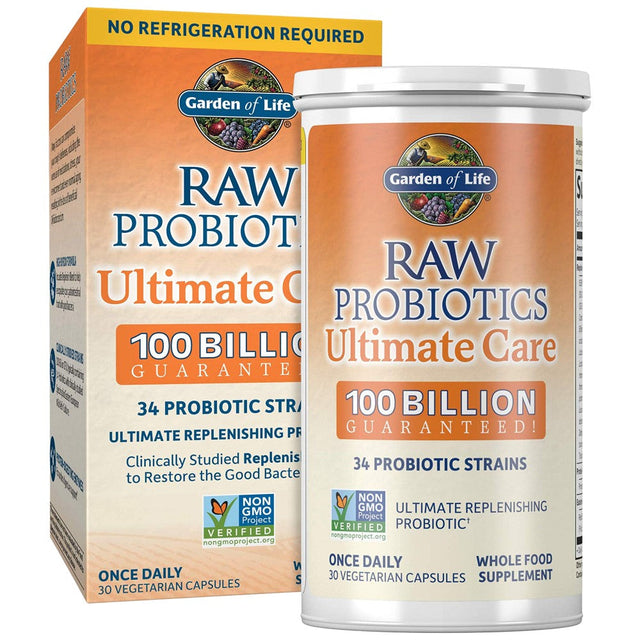 Raw Probiotics Ultimate Care - 30 капсули  Garden Of Life - Nutra Best Bulgaria