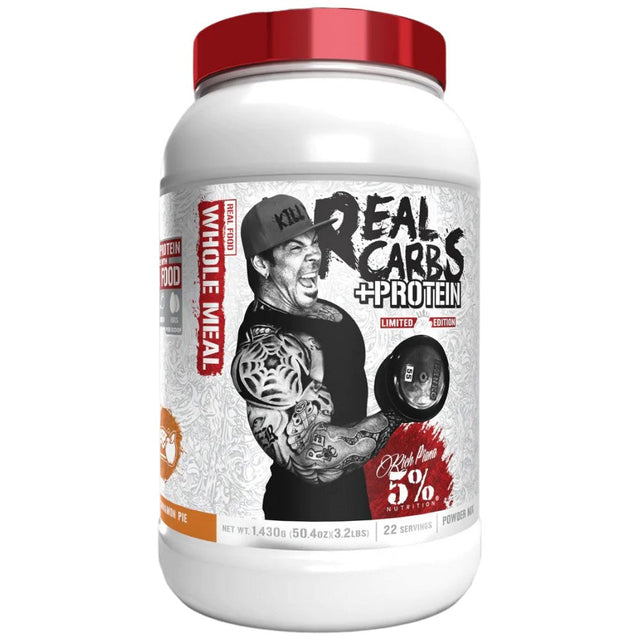Real Carbs + Protein | Real Food Whole Meal - 1430 грама  Rich Piana 5% Nutrition - Nutra Best Bulgaria