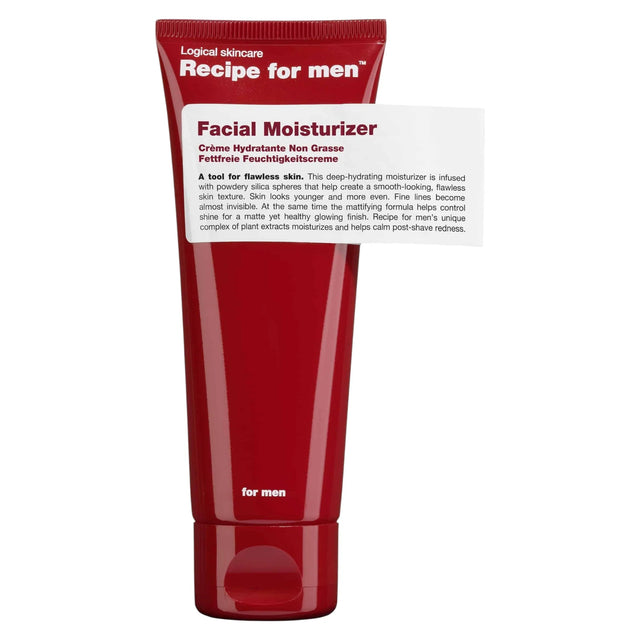 Recipe For Men, Facial Moisturizer, Deep Hydration, Cream, For Face, 75 ml  Recipe For Men - Nutra Best Bulgaria