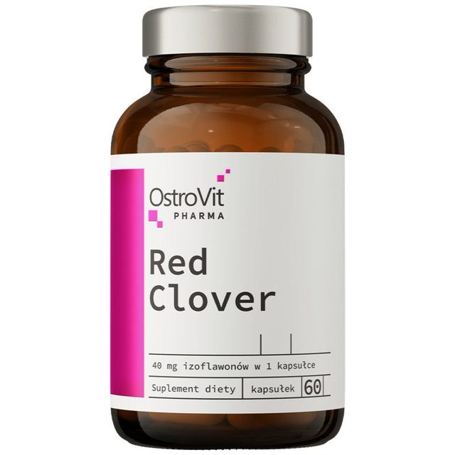Red Clover 500 mg | with 8% Isoflavones 60 капсули  OstroVit - Nutra Best Bulgaria