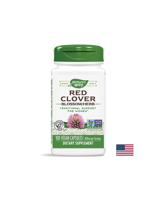 Red Clover Blossoms 400 mg - 100 капсули  Nature’s Way - Nutra Best Bulgaria