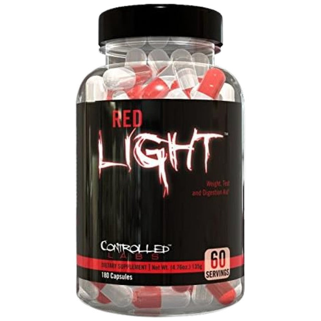 Red Light | Thermogenic Weight, Test & Digestive Aid - 180 капсули  Controlled Labs - Nutra Best Bulgaria
