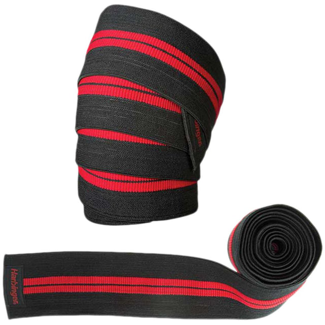 Бинтове за коляно Red Line Knee Wraps - Black/Red  Harbinger - Nutra Best Bulgaria