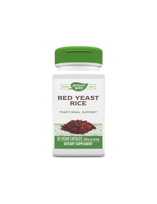 Red Yeast Rice 600 mg - 60 капсули  Nature’s Way - Nutra Best Bulgaria