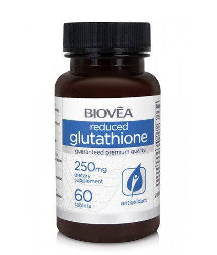 Reduced Glutathione 250 mg / 60 Caps  Biovea - Nutra Best Bulgaria