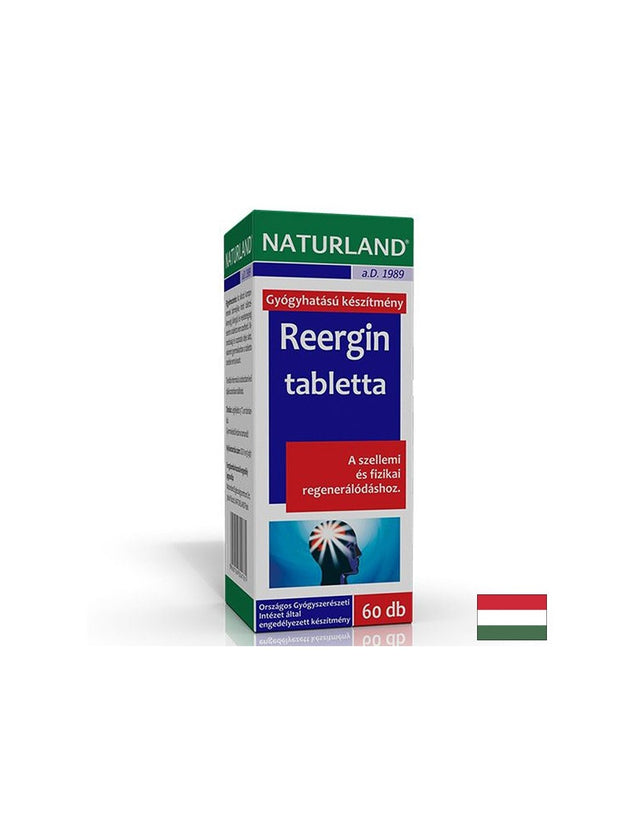 Reergin – Концентрация и издръжливост с глутаминова и аспарагинова киселина, 60 таблетки  Naturland - Nutra Best Bulgaria