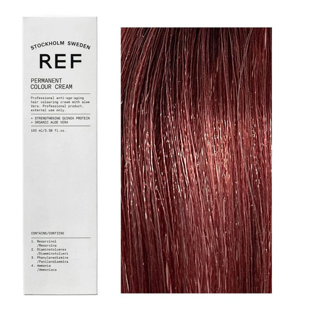 Ref Stockholm, Permanent Colour, Vegan, Permanent Hair Dye, 6.62 Brilliant Red Dark Blonde, 100 ml  Ref Stockholm - Nutra Best Bulgaria
