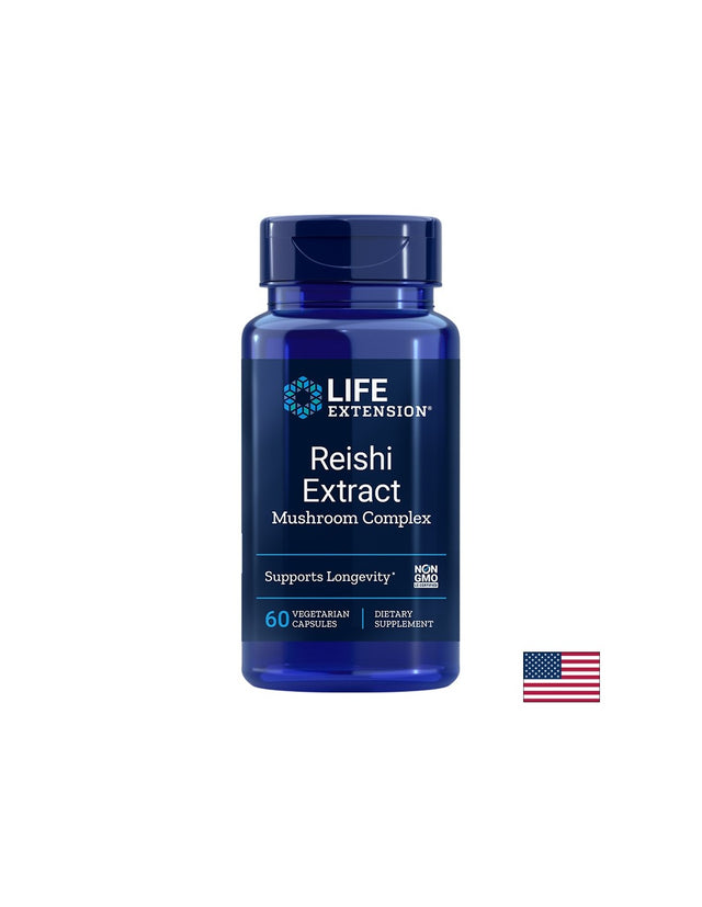 Reishi Extract Mushroom Complex / Рейши комплекс х 60 капсули  Life Extension - Nutra Best Bulgaria