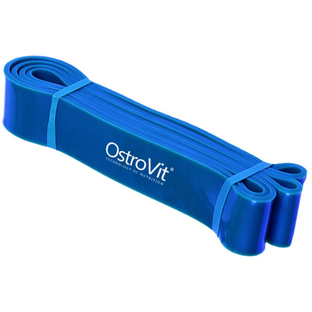 Тренировъчен ластик / лента за упражнения / Resistance Band Blue / 57kg - 77kg  OstroVit - Nutra Best Bulgaria