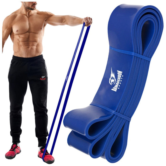 Ластична лента за упражнения Син / Resistance Band Blue  ARMAGEDDON - Nutra Best Bulgaria