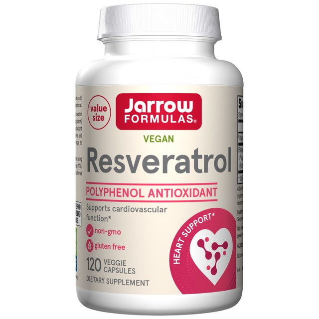 Resveratrol 100 mg - 120 капсули  Jarrow Formulas - Nutra Best Bulgaria