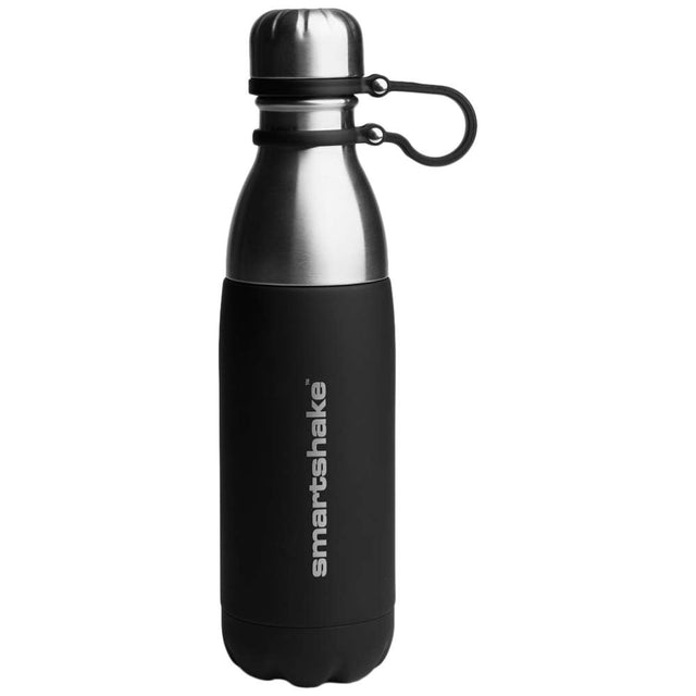 Retain Steel Bottle / Black-Silver 500 мл  SmartShake - Nutra Best Bulgaria