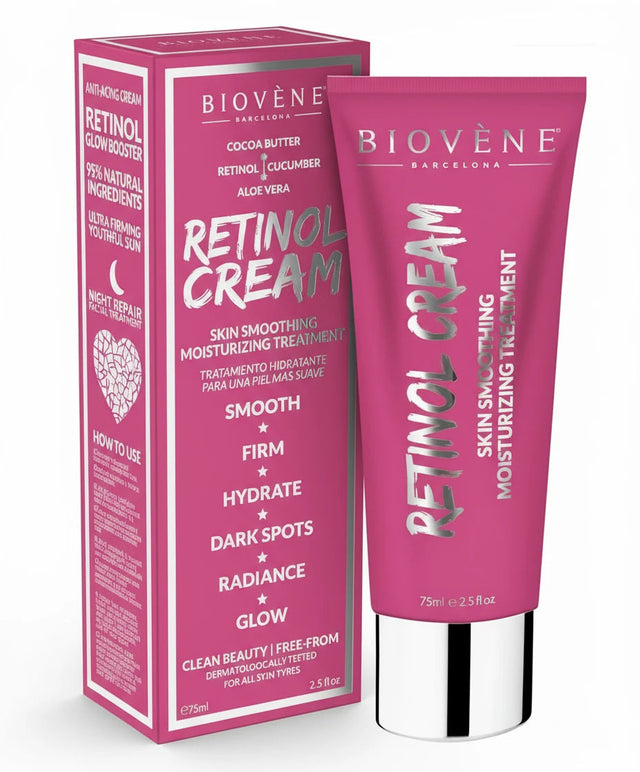 Retinol Cream – Стягащ нощен крем с ретинол 75 мл  Biovène Barcelona - Nutra Best Bulgaria