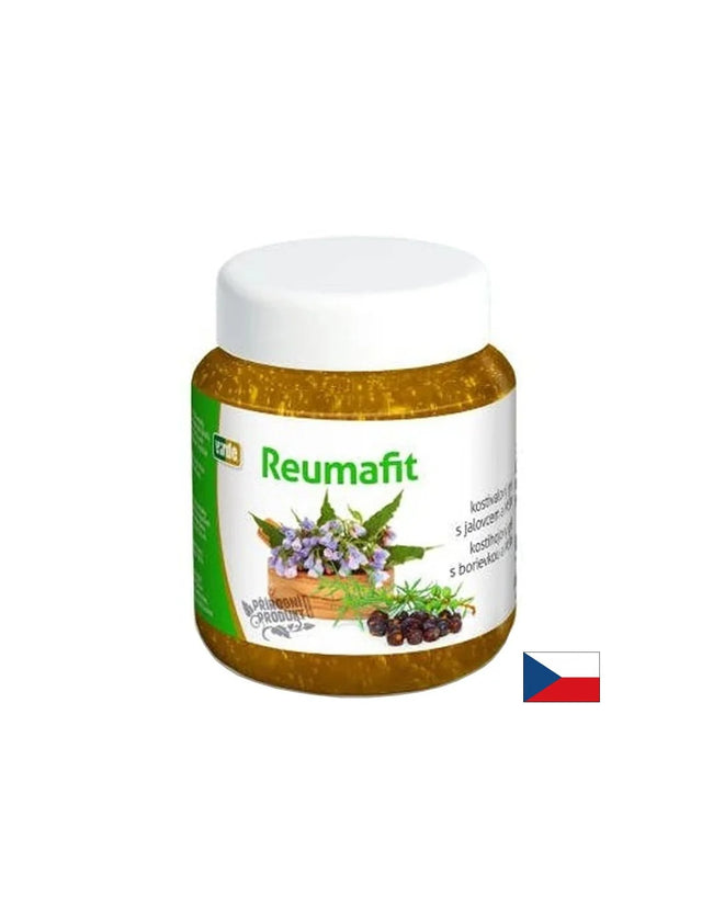 Масажен гел с МСМ, хвойна и черен оман – За стави и мускули, Reumafit, 350 g  Virde - Nutra Best Bulgaria