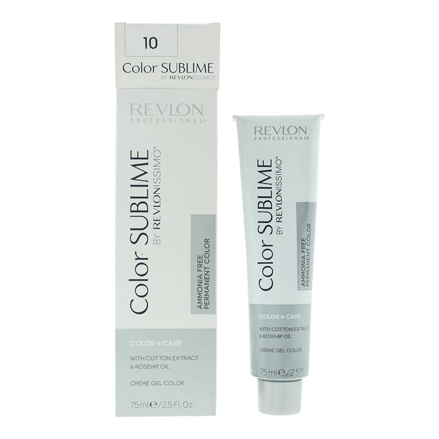 Revlon, Color Sublime, Permanent Hair Dye, 10 Lightest Blonde, 75 ml  Revlon - Nutra Best Bulgaria