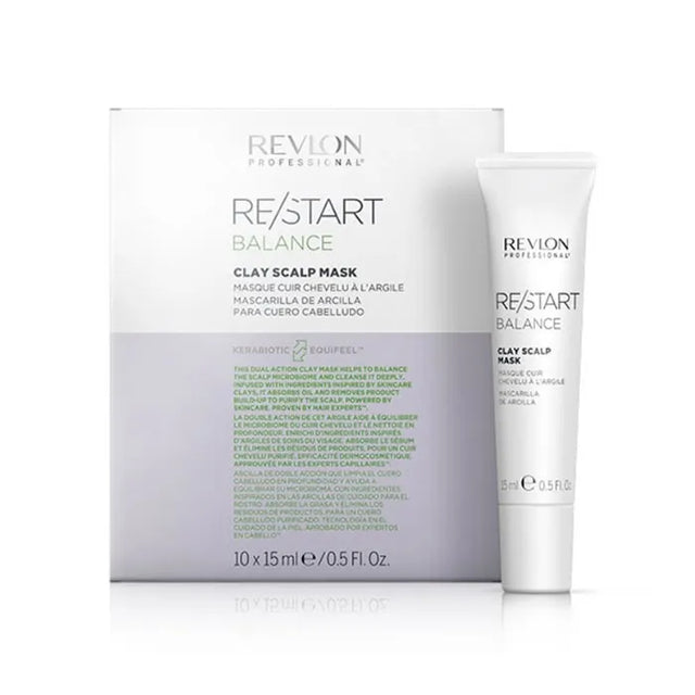 Revlon Re-Start Balance Clay Scalp Mask 10x 15ml  REVLON - Nutra Best Bulgaria