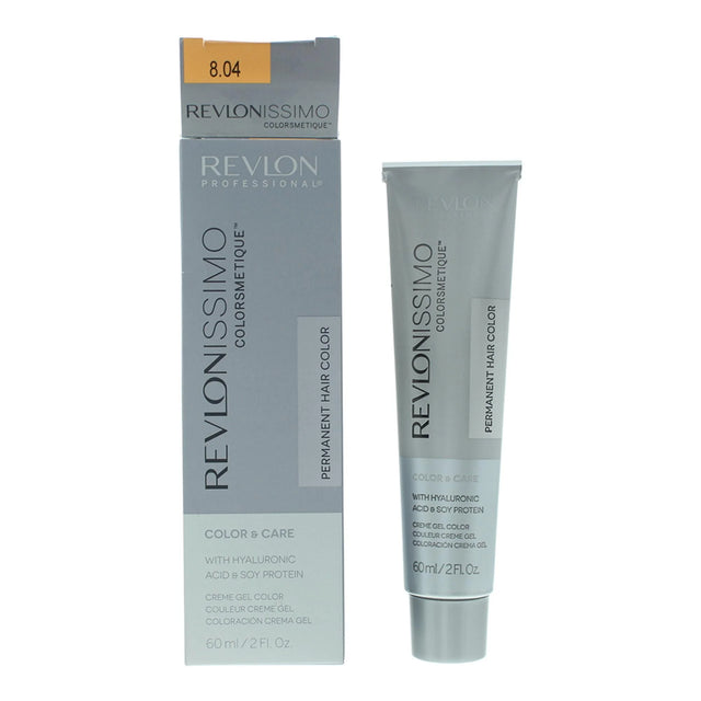 Revlon, Revlonissimo Colorsmetique, Permanent Hair Dye, 8.04 Light Pale Copper Blonde, 60 ml  Revlon - Nutra Best Bulgaria
