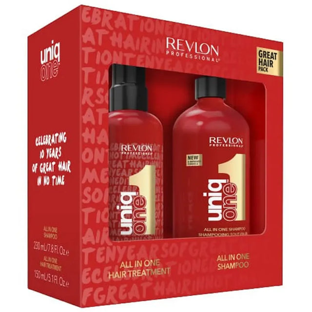 Revlon Uniq One Shampoo 230ml Set 2 Pieces  REVLON - Nutra Best Bulgaria