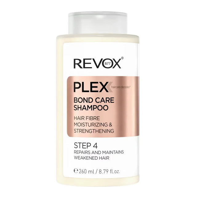 Revox B77, Plex Bond Step 4, Hair Shampoo, For Strengthening, 260 ml  Revox B77 - Nutra Best Bulgaria