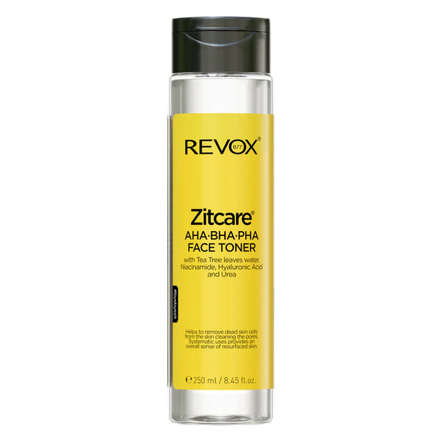 Revox B77, Zitcare, AHA/BHA/PHA, Eliminates Impurities, Cleansing Toner, 250 ml  Revox B77 - Nutra Best Bulgaria