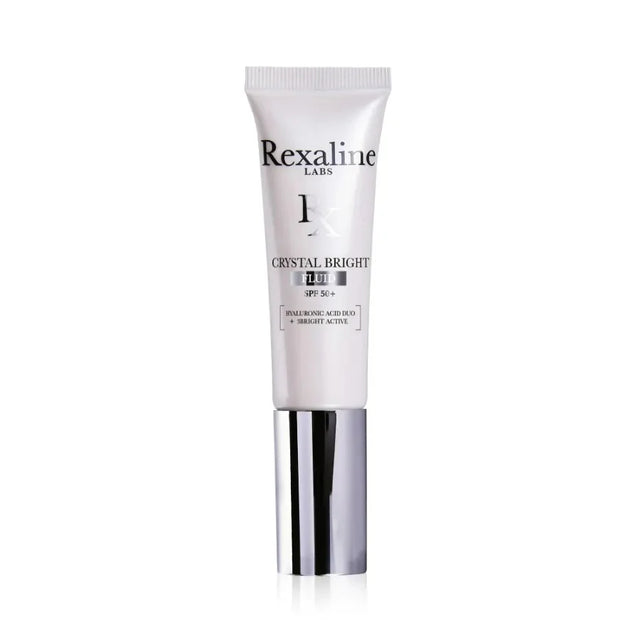 Rexaline, Crystal Bright, Hyaluronic Acid + 3 Bright Active, Illuminating, Fluid, For Face, SPF 50+, 30 ml *Tester  Rexaline - Nutra Best Bulgaria