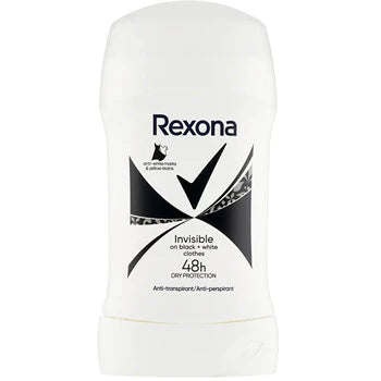 Rexona - Invisible Black & White Antiperspirant - Tuhý antiperspirant - 50ml - Feel You