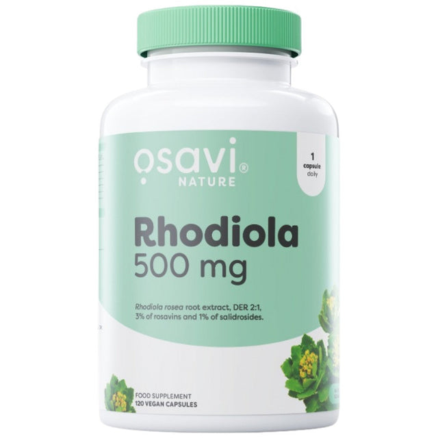 Rhodiola 500 mg - 120 капсули  Osavi - Nutra Best Bulgaria