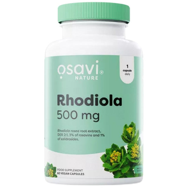 Rhodiola 500 mg - 60 капсули  Osavi - Nutra Best Bulgaria