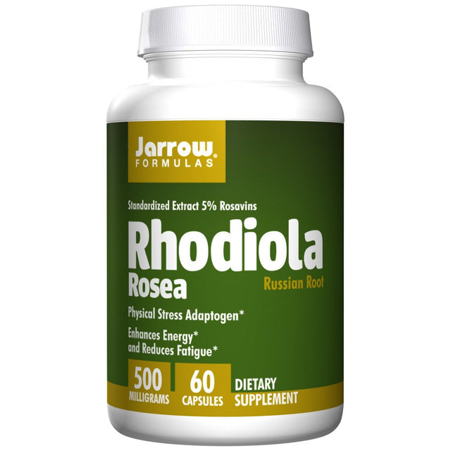 Rhodiola Rosea 500 mg 60 капсули  Jarrow Formulas - Nutra Best Bulgaria