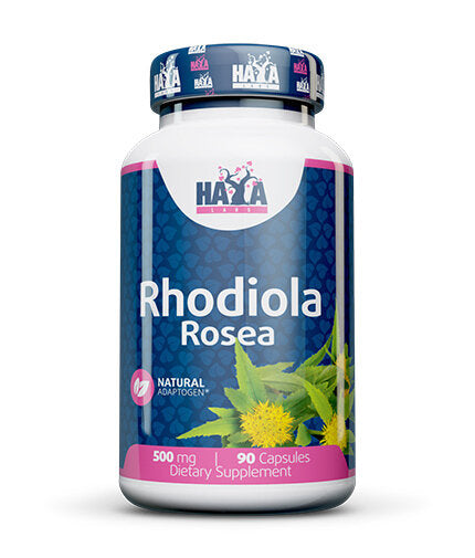 Rhodiola Rosea Extract 500mg / 90 Caps.  Haya Labs - Nutra Best Bulgaria