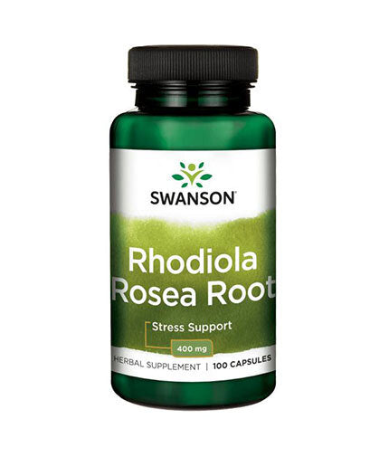 Rhodiola Rosea Root 400 mg - 100 капсули  Swanson - Nutra Best Bulgaria