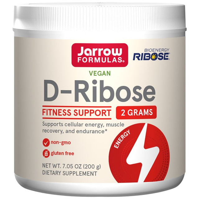 Ribose Powder - 200 грама  Jarrow Formulas - Nutra Best Bulgaria