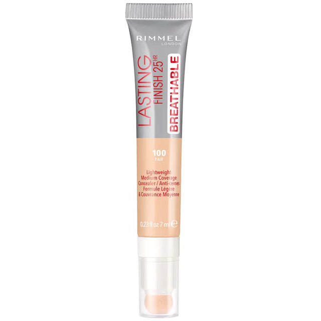 Rimmel London, Lasting Finish, Natural Medium Coverage, Cream Concealer, 100, Fair, 7 ml  Rimmel London - Nutra Best Bulgaria