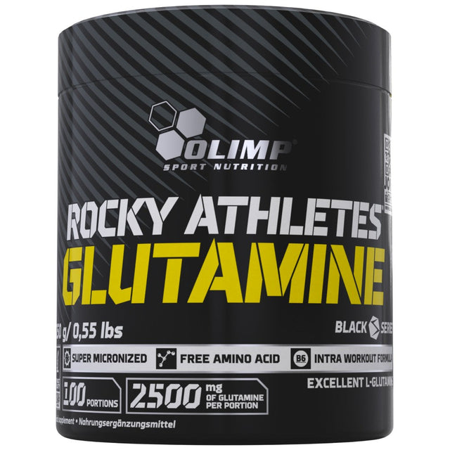 Rocky Athletes Glutamine - 250 грама - Nutra Best Bulgaria