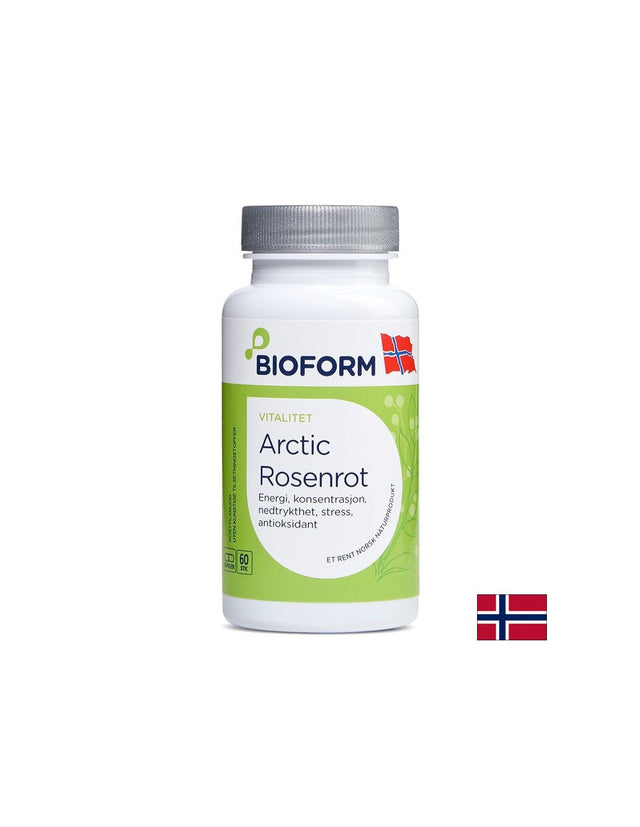 Стрес и добро настроение - Златен корен (Rodiola Rosea), 500 mg х 60 капсули  Bioform - Nutra Best Bulgaria