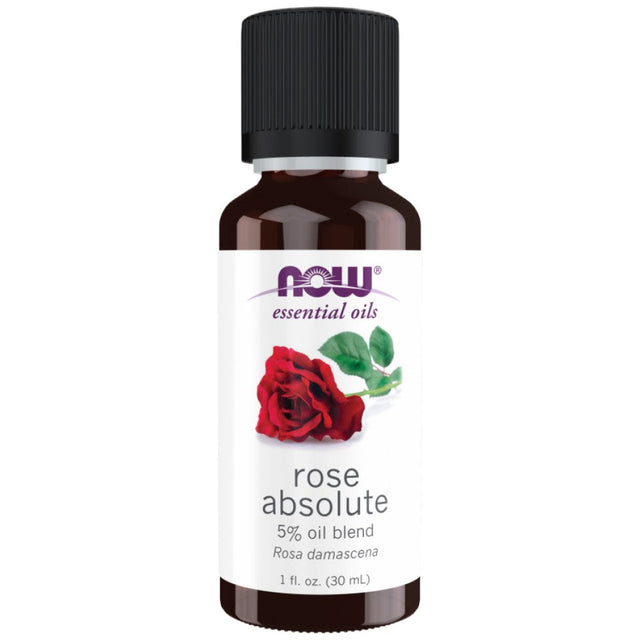 Rose Absolute Oil | Rosa Damascena - 30 мл  NOW Foods - Nutra Best Bulgaria