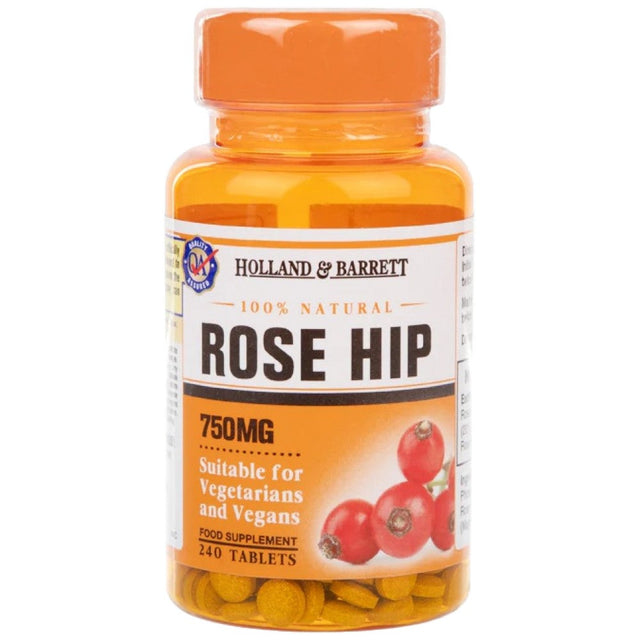 Rose Hip 750 mg - 240 Таблетки  Holland and Barrett - Nutra Best Bulgaria