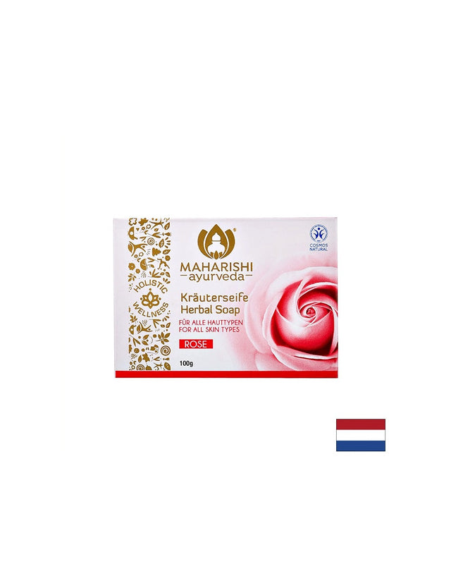 Rose Kräuterseife Ayurveda / Билков сапун с розово масло, 100 g  amla natur / Maharishi Ayurveda - Nutra Best Bulgaria