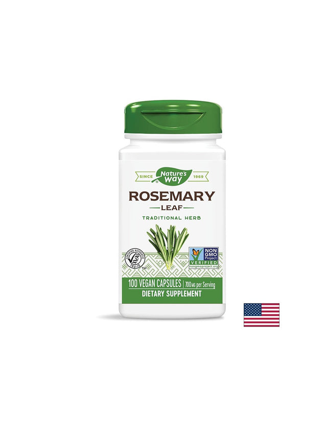 Rosemary Leaves 350 mg - 100 капсули  Nature’s Way - Nutra Best Bulgaria