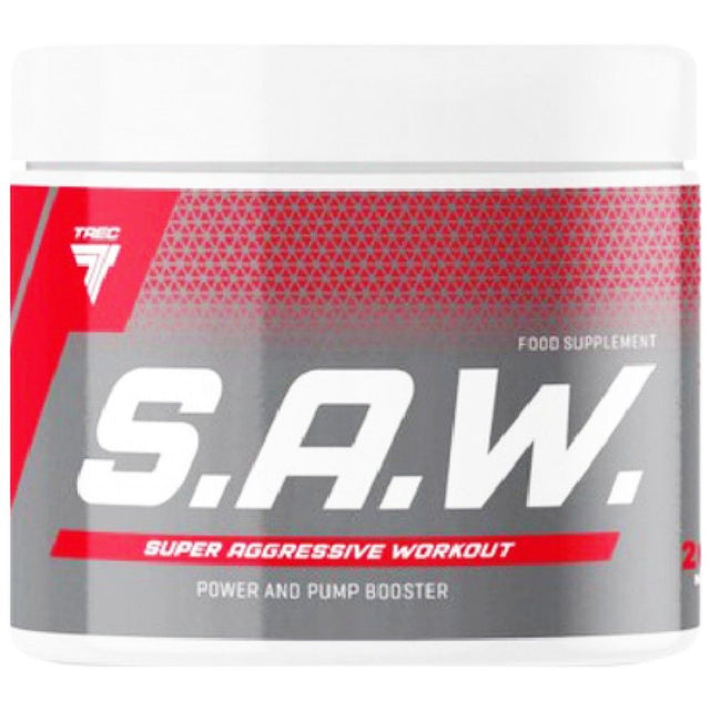 S.A.W. Powder | Super Aggressive Pre-Workout - 200 грама  Trec Nutrition - Nutra Best Bulgaria