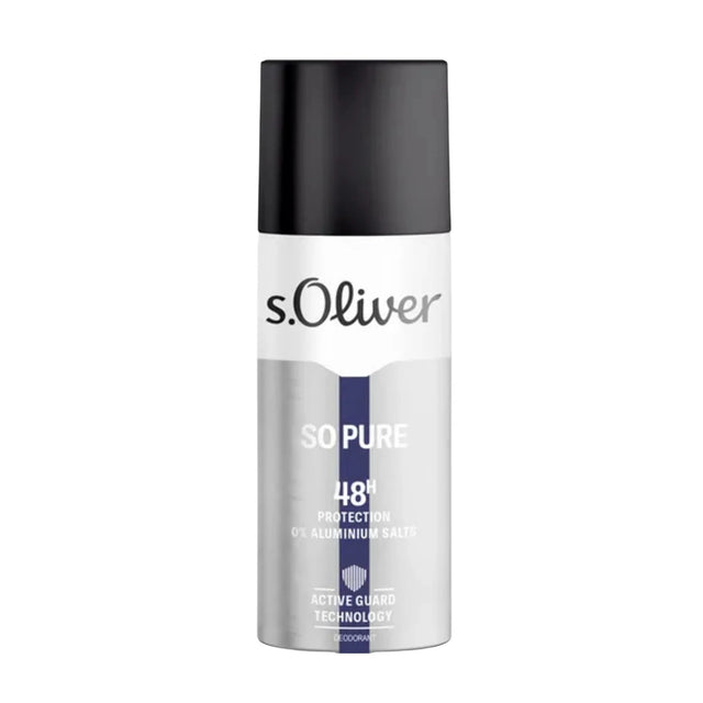S. Oliver, So Pure, Hydrating 48H, Deodorant Spray, For Men, 150 ml  S. Oliver - Nutra Best Bulgaria