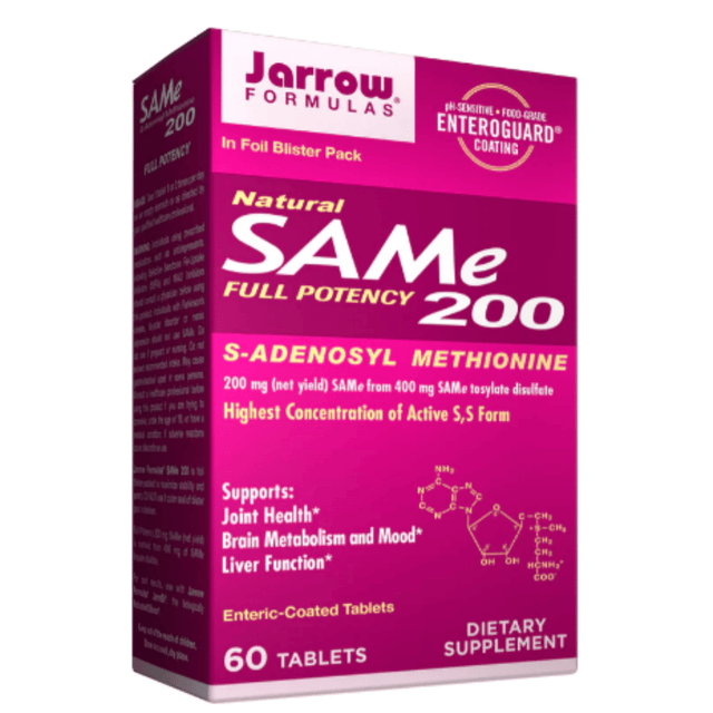 SAM-e 200 mg - 60 Таблетки  Jarrow Formulas - Nutra Best Bulgaria