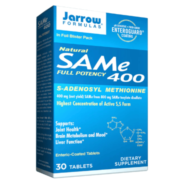 SAM-e 400 mg - 30 Таблетки  Jarrow Formulas - Nutra Best Bulgaria