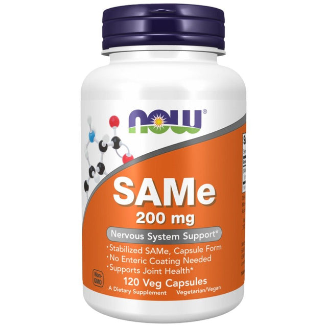 SAMe 200 mg - 120 капсули  NOW Foods - Nutra Best Bulgaria
