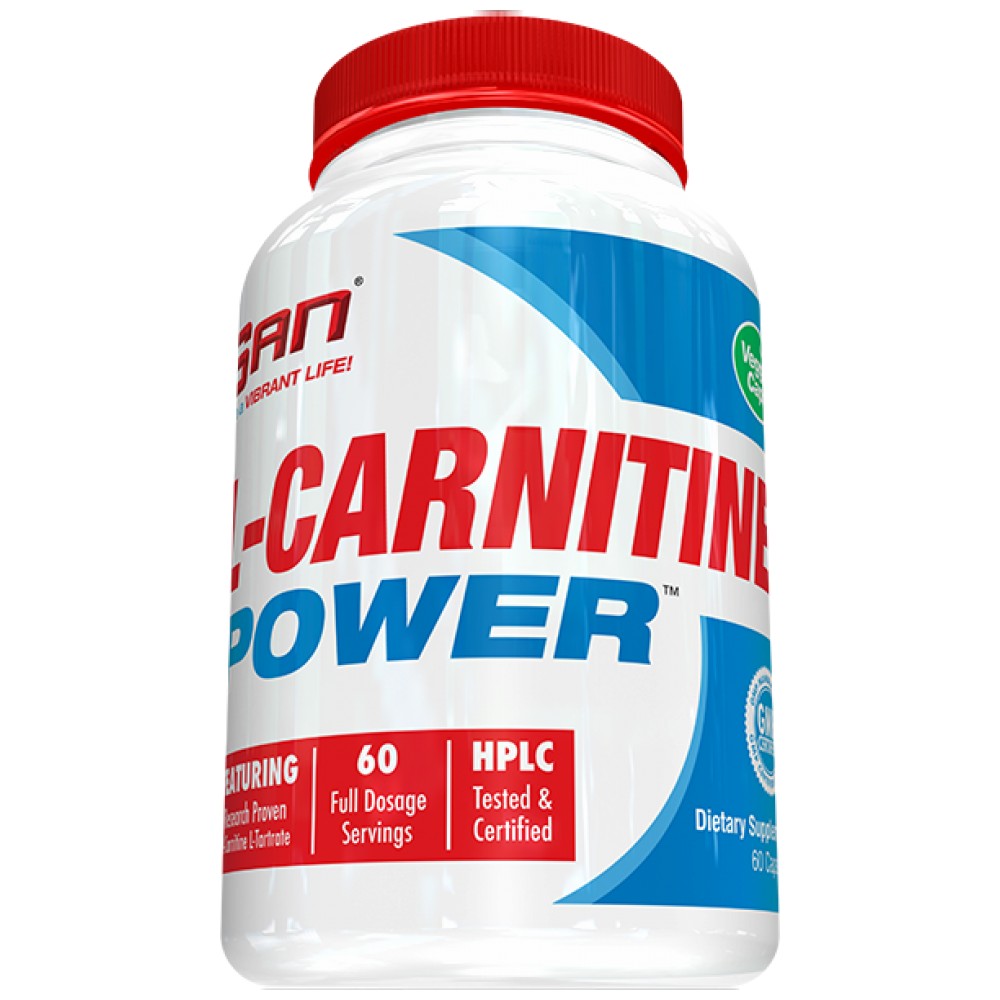 L-Carnitine Power - 60 капсули  SAN - Nutra Best Bulgaria