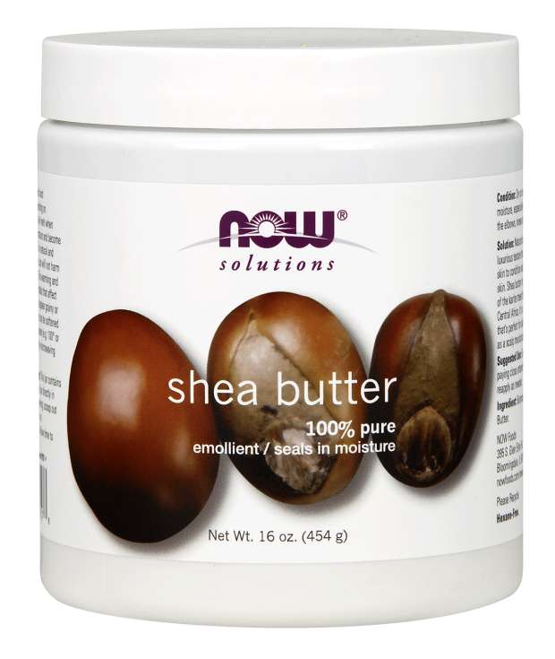 Масло от Ший - SHEA BUTTER - 473 ml  NOW Foods - Nutra Best Bulgaria